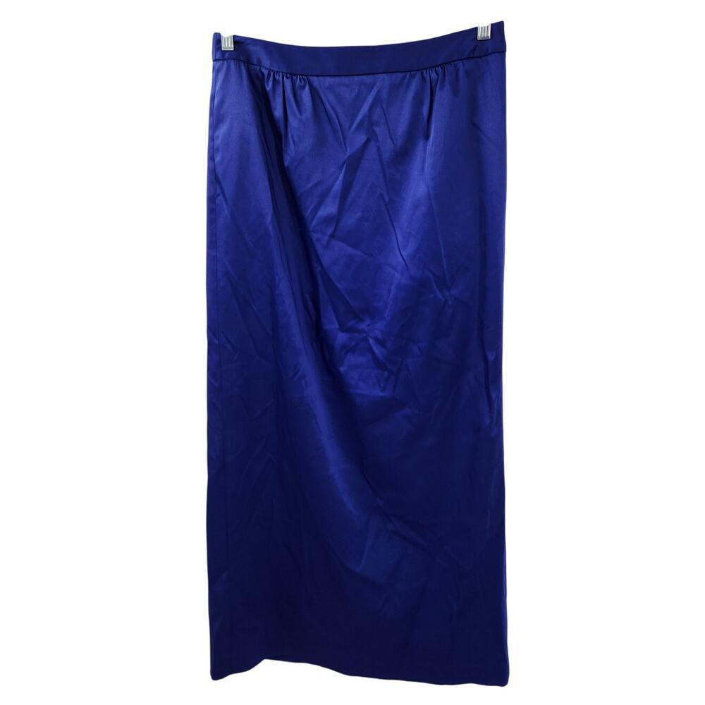 TALBOTS Blue Maxi Skirt Womens Size 10